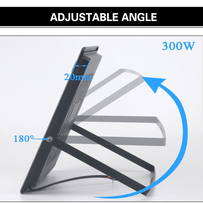 Holofote de LED  de 50 a 300W, 220V, uso Externo Vidro IP66 À Prova D 'Água