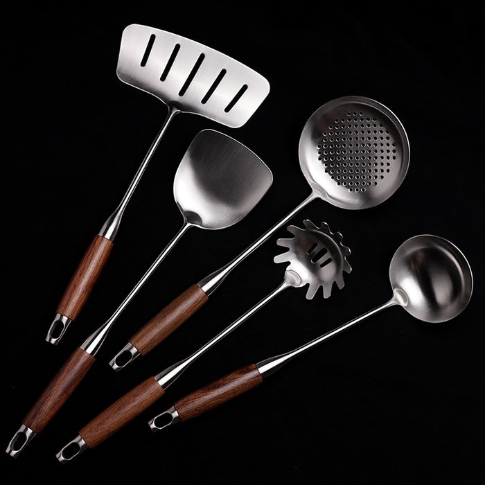 Utensílios de cozinha, Turner/concha de sopa/Slotted Turner/ Slotted Spoon/ Pasta Server, Aço 304 Staniless