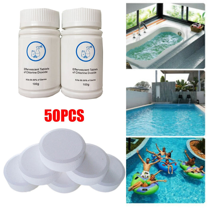 Pastilhas para limpeza de piscinas