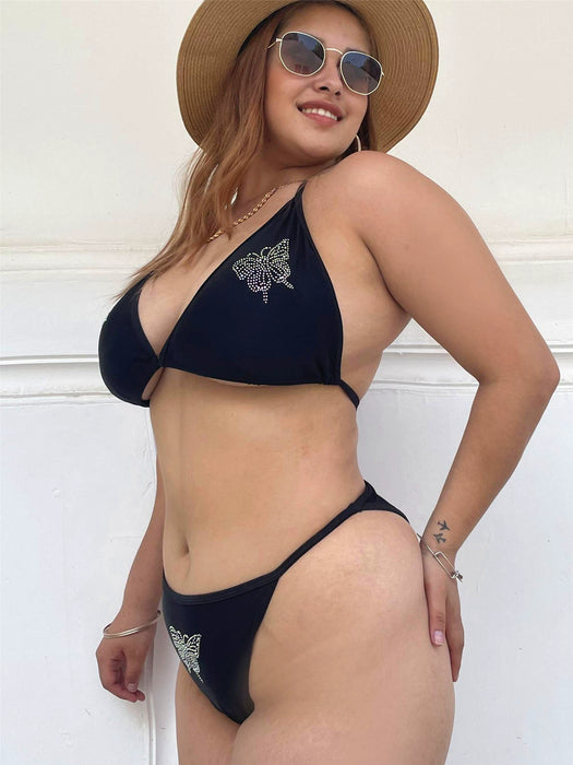 Biquíni Plus Sizes Swimsuit  Ladies Sexy