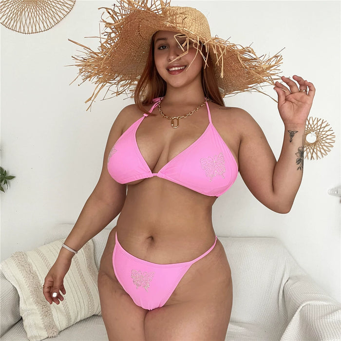 Biquíni Plus Sizes Swimsuit  Ladies Sexy