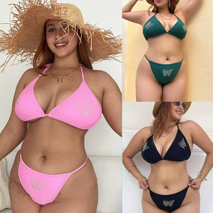 Biquíni Plus Sizes Swimsuit  Ladies Sexy