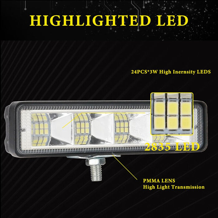 Barra de Led para veículos luz 2835led 16smd 24smd