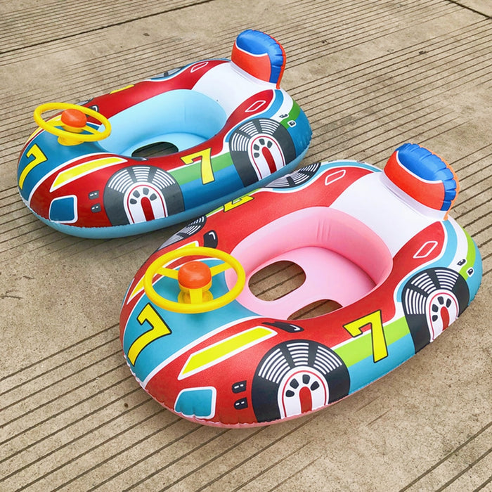 Boia infantil para bebês, brinquedo inflável para piscina, assento para crianças.