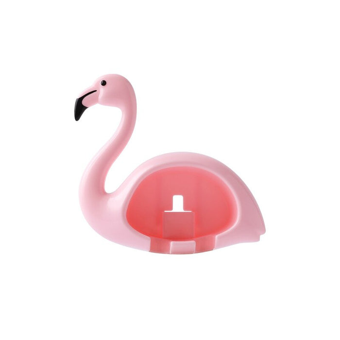 Suportes criativos para escovas de dente,  caracol, flamingo e cactus