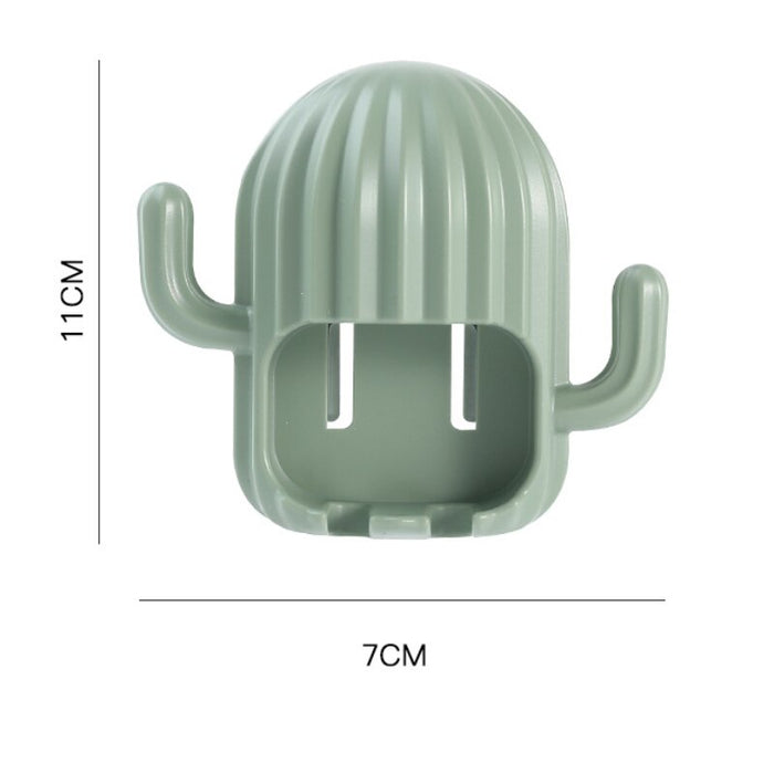 Suportes criativos para escovas de dente,  caracol, flamingo e cactus