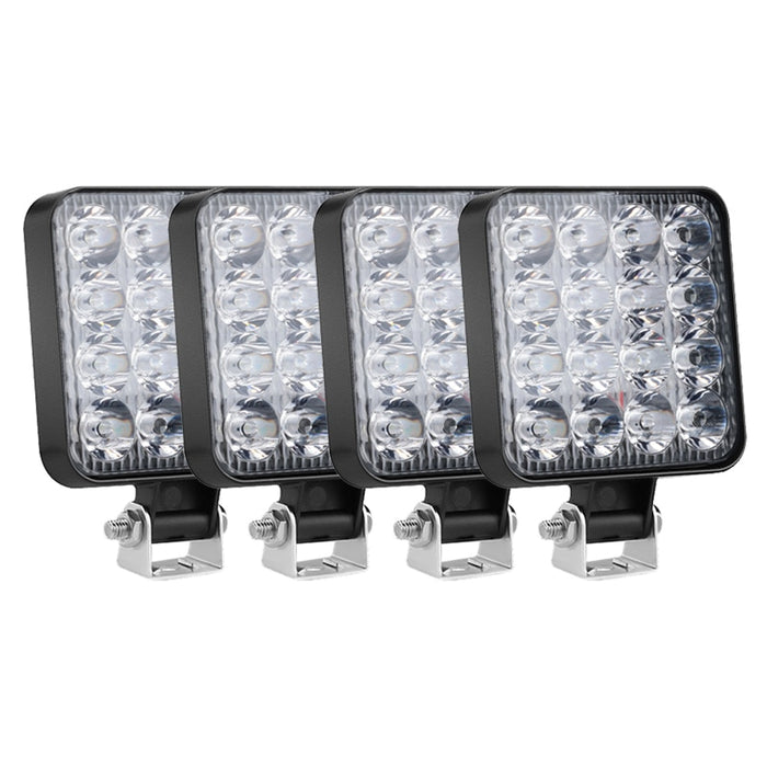 Refletor para veículos Off Road, Luz de led de 12v e 24v