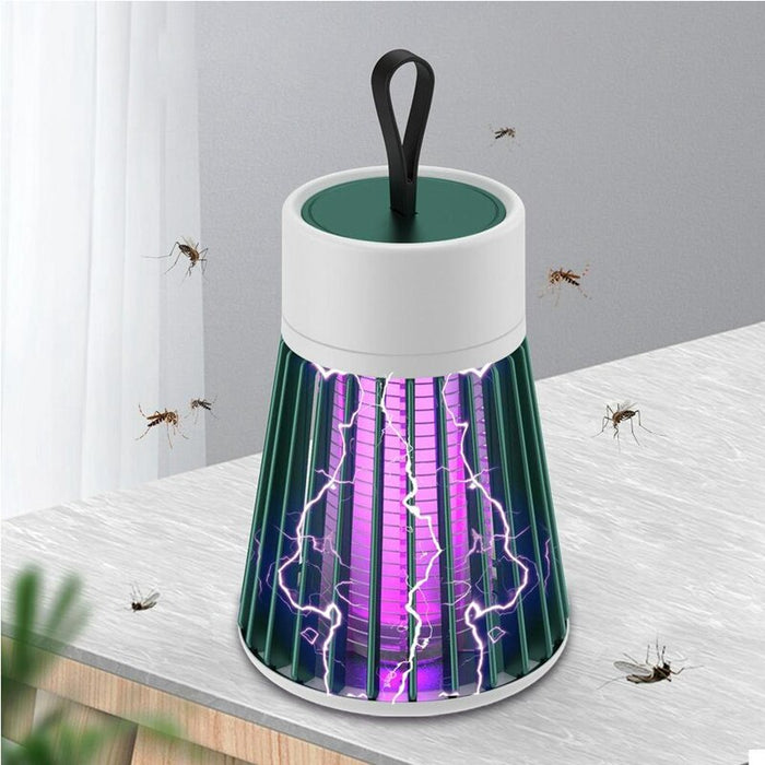 Armadilha com lâmpada UV contra mosquitos com carga USB Lâmpada antimosquito para controle de pragas (sem bateria)