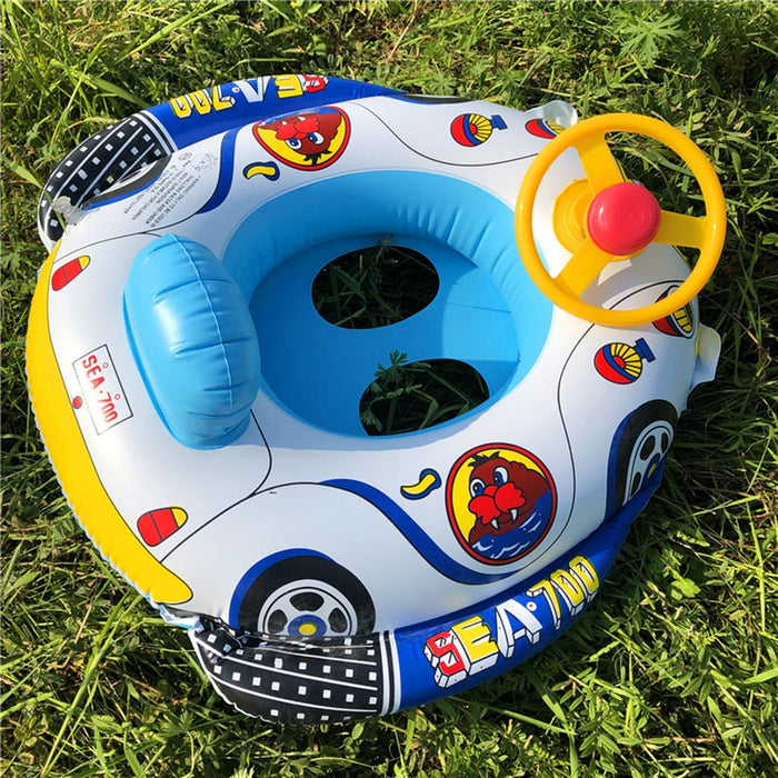 Boia infantil para bebês, brinquedo inflável para piscina, assento para crianças.