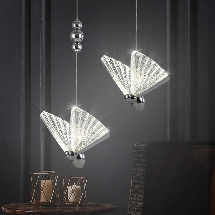 Lustre de Borboleta led, luzes pingente  modelo Nordic