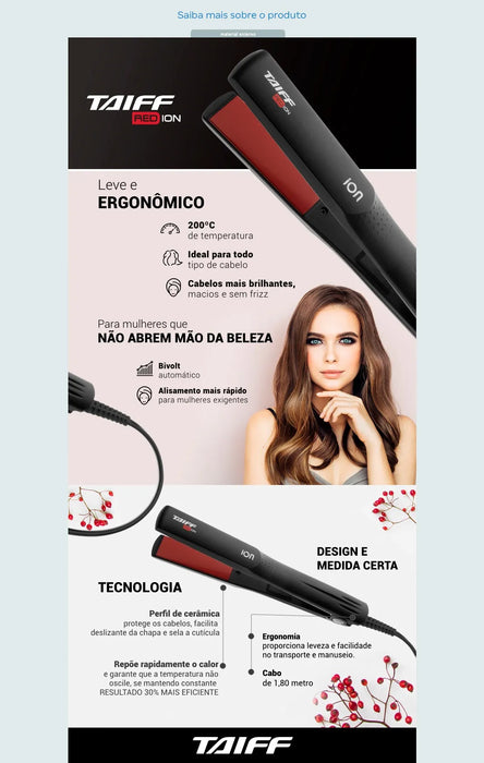 Taiff Chapa Red Ion Bivolt