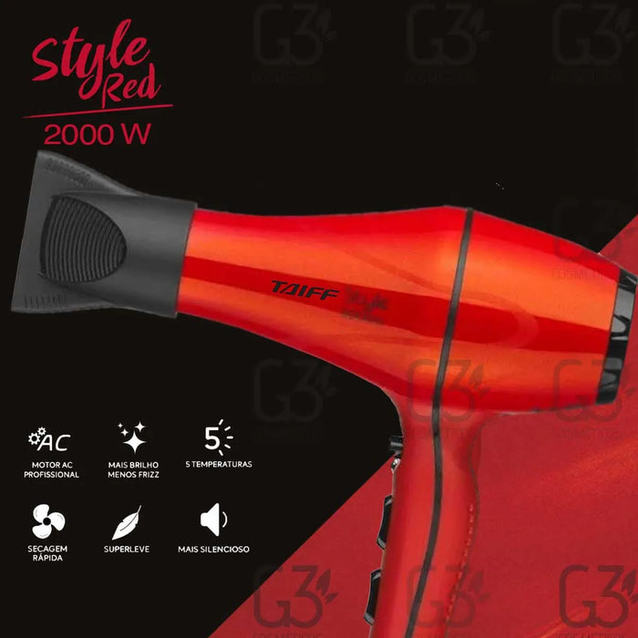 Taiff Secador Style Red 2000W 220V