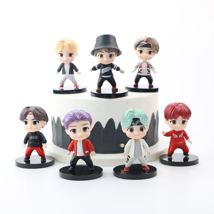 Miniaturas de bonecos KPOP, muito bonitinho e fofos! otimo presente e vem 6unid