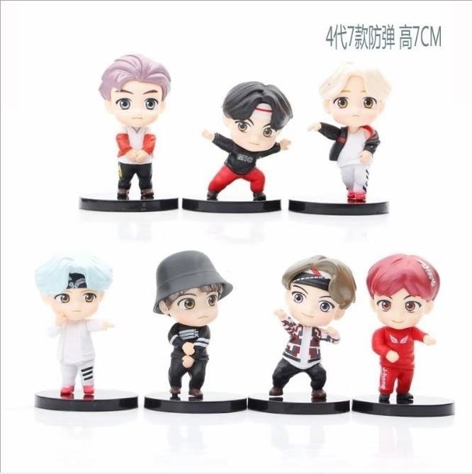 Miniaturas de bonecos KPOP, muito bonitinho e fofos! otimo presente e vem 6unid