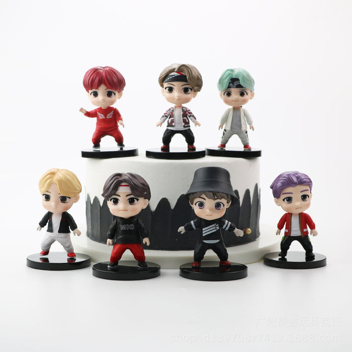 Miniaturas de bonecos KPOP, muito bonitinho e fofos! otimo presente e vem 6unid