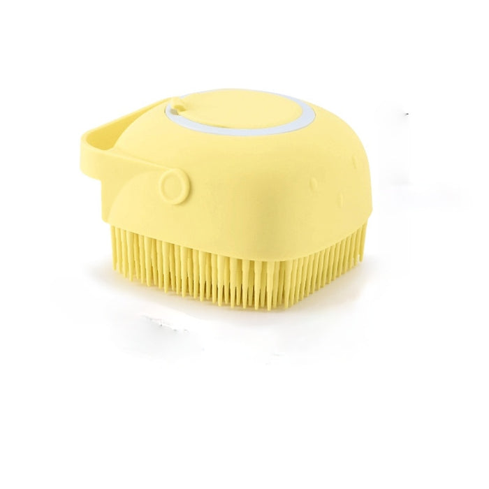 Esponja De Silicone Para banho de pets Com Dispenser de Shampoo/Sabonete