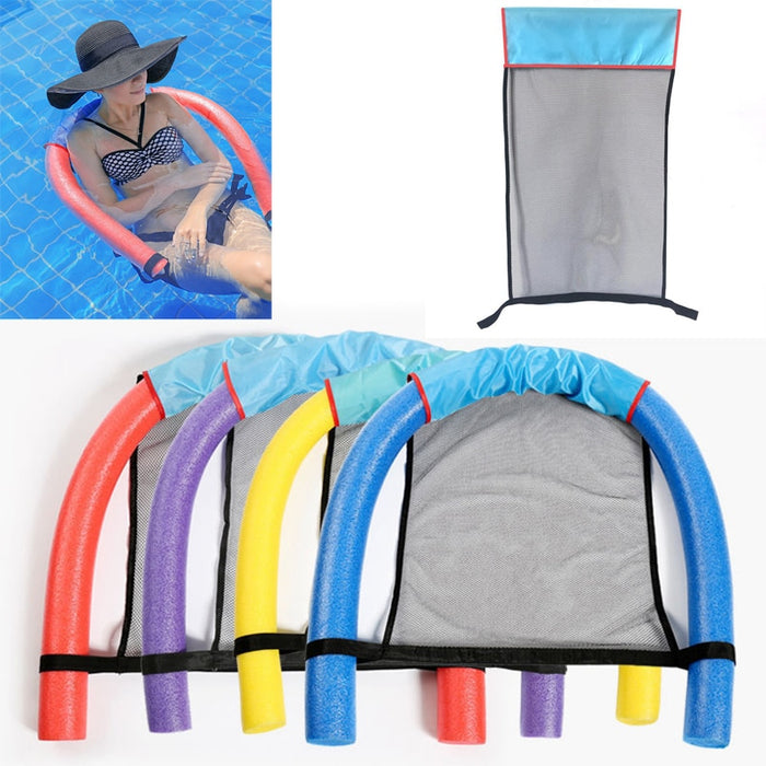 Cadeira flutuante para piscina flutuante com macarrão de natação