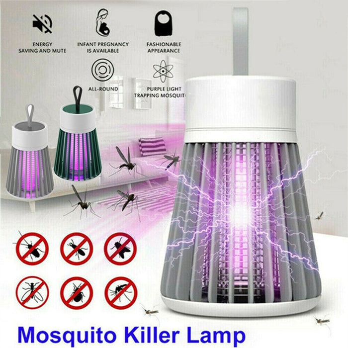 Armadilha com lâmpada UV contra mosquitos com carga USB Lâmpada antimosquito para controle de pragas (sem bateria)